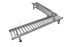 Roller conveyors made of stainless steel