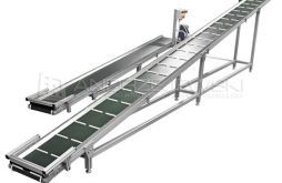 Slanting conveyors