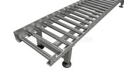 Roller conveyors made of stainless steel