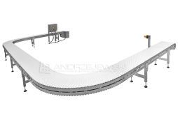 Chain conveyor made of stainless steel
